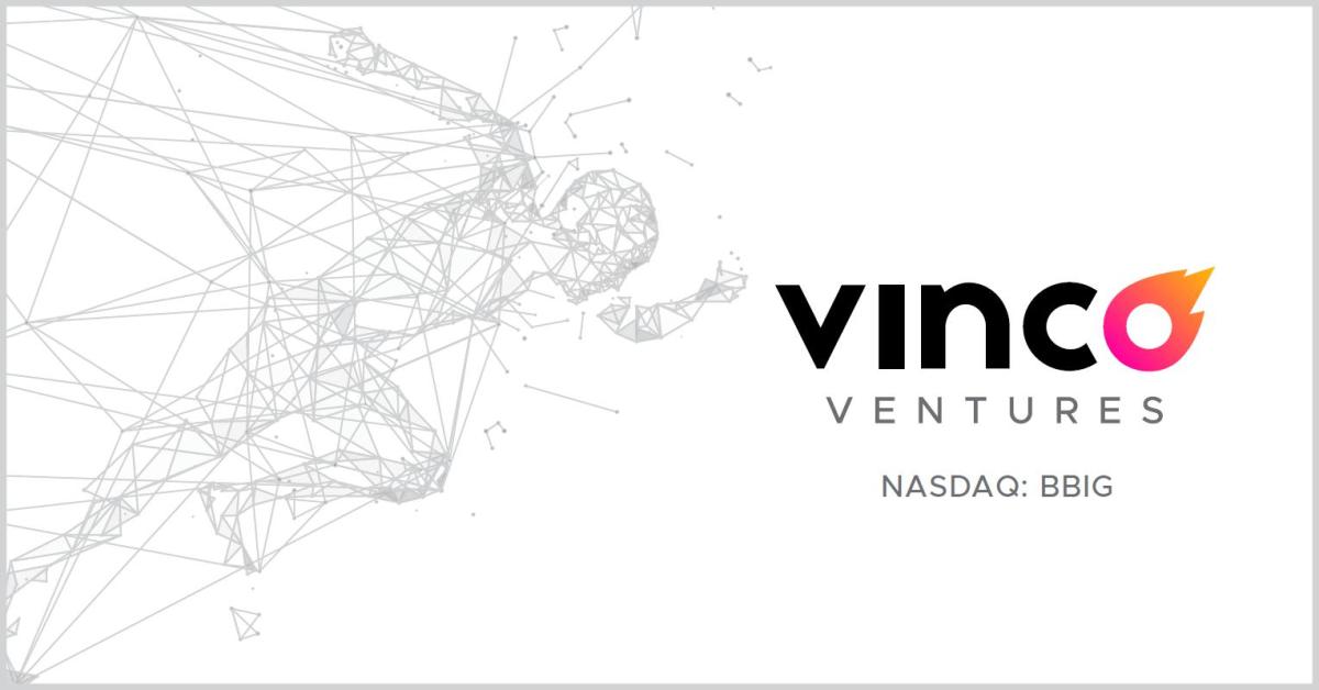 Vinco Ventures homepage